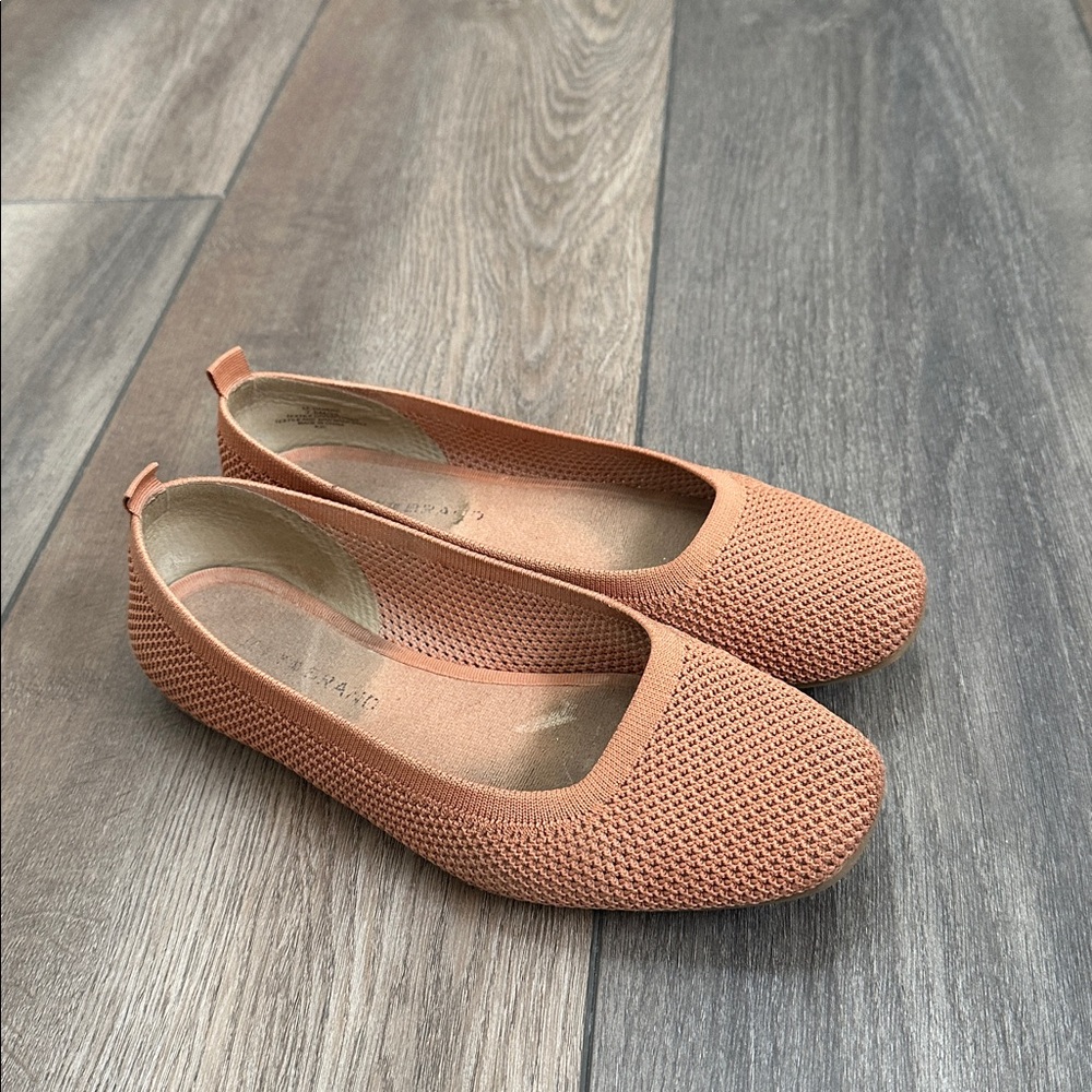 Lucky Brand Terracotta Knit Flats